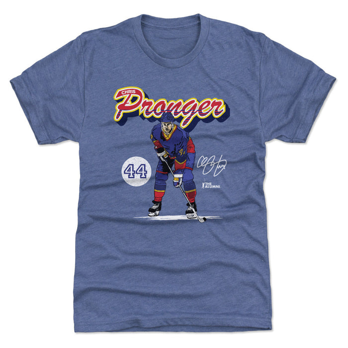 Chris Pronger St. Louis Retro Script WHT