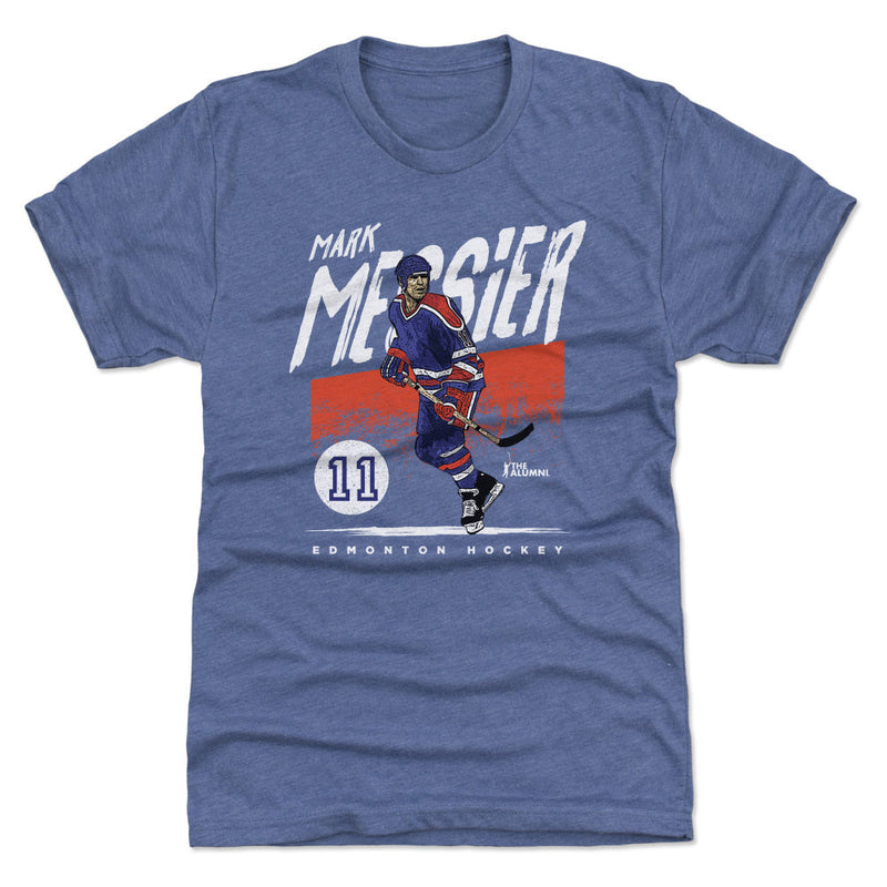 T-Shirt featuring design named Mark Messier Edmonton Grunge WHT, product image 2 of 2