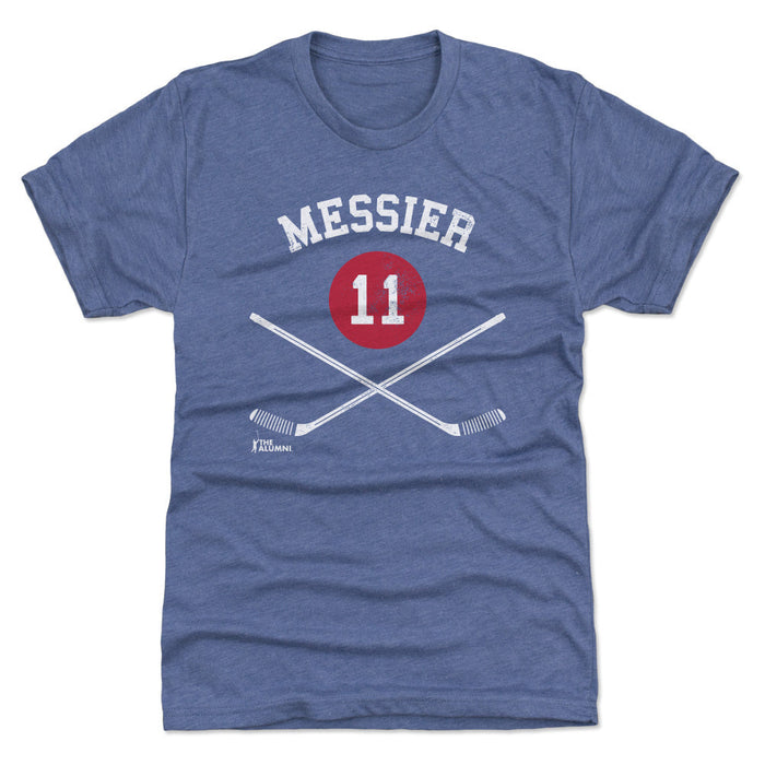 Mark Messier New York R 11 Sticks WHT