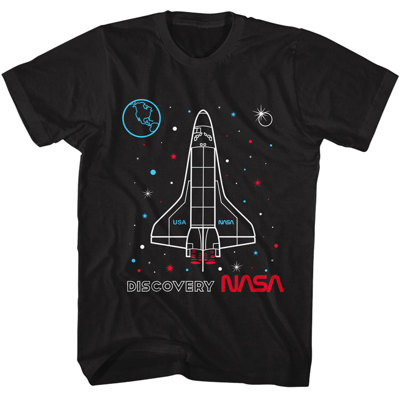 T-Shirt featuring design named NASA - Discovery Outlined