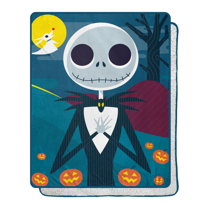 The Nightmare Before Christmas - Night Stroll 40 x 50 Inch Silk Touch Throw Blanket