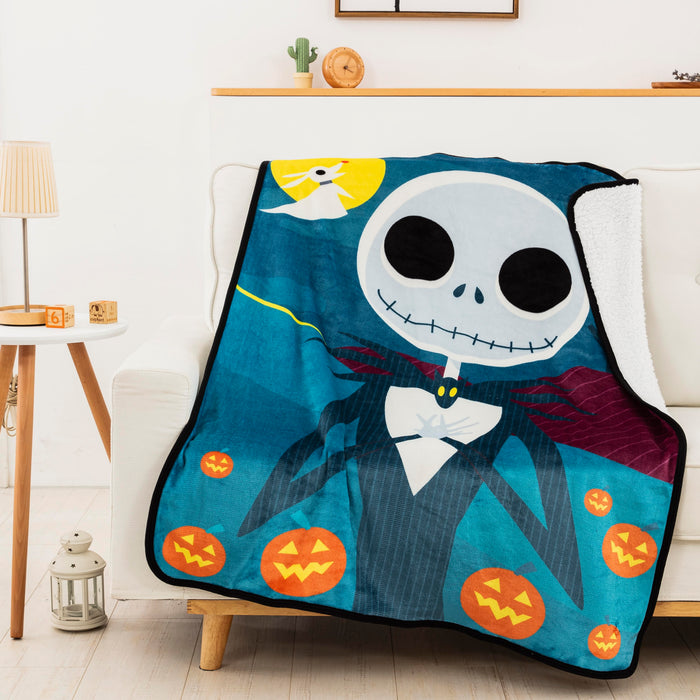 The Nightmare Before Christmas - Night Stroll 40 x 50 Inch Silk Touch Throw Blanket