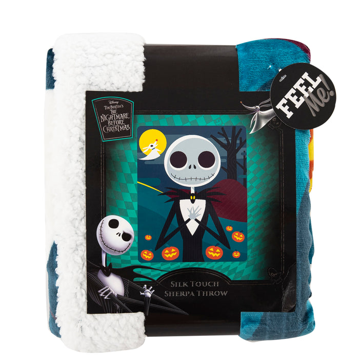 The Nightmare Before Christmas - Night Stroll 40 x 50 Inch Silk Touch Throw Blanket