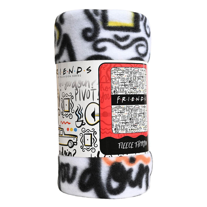 Friends - Icons 45 x 60 Inch Fleece Throw Blanket