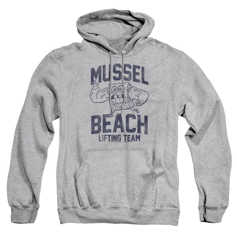 Hoodie featuring design named SpongeBob SquarePants - Mussel Beach Lifting Team