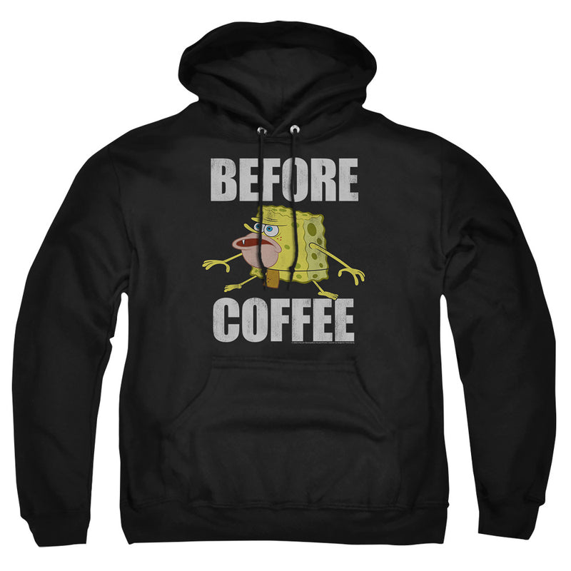 Hoodie featuring design named SpongeBob SquarePants - Before Coffee