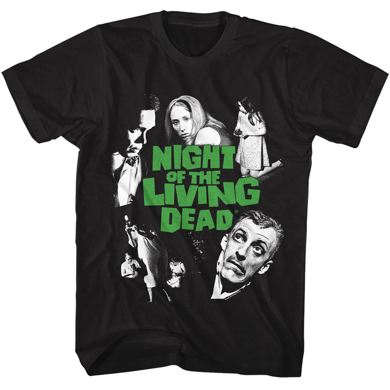 T-Shirt featuring design named Night of the Living Dead - Night Collage