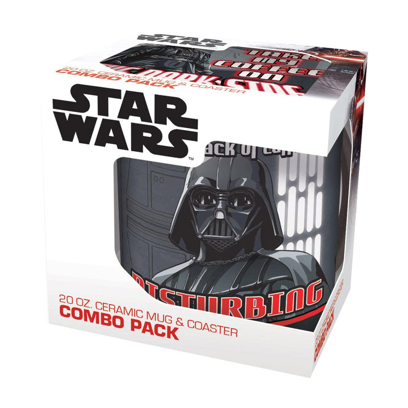 Star Wars Darth Vader Humor 20oz Ceramic Mug and Coaster Set product image 2 of 7
