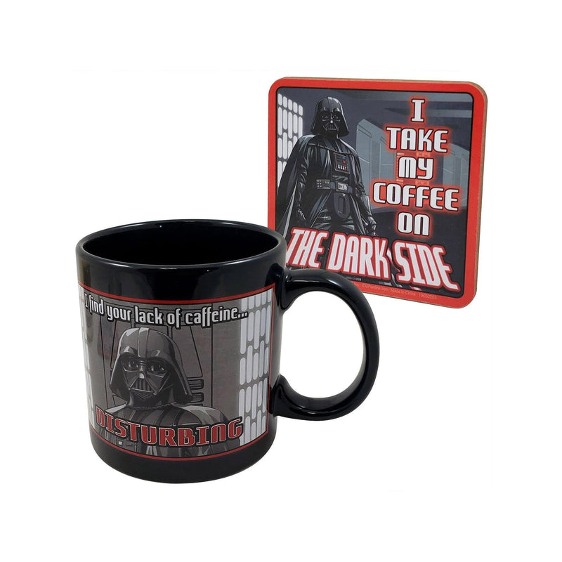 Star Wars Darth Vader Humor 20oz Ceramic Mug and Coaster Set product image 3 of 7