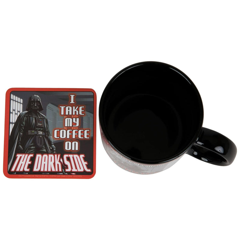Star Wars Darth Vader Humor 20oz Ceramic Mug and Coaster Set product image 4 of 7