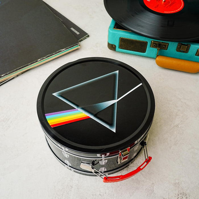 Pink Floyd Dark Side Of The Moon Drum Shaped Tin Fun Box