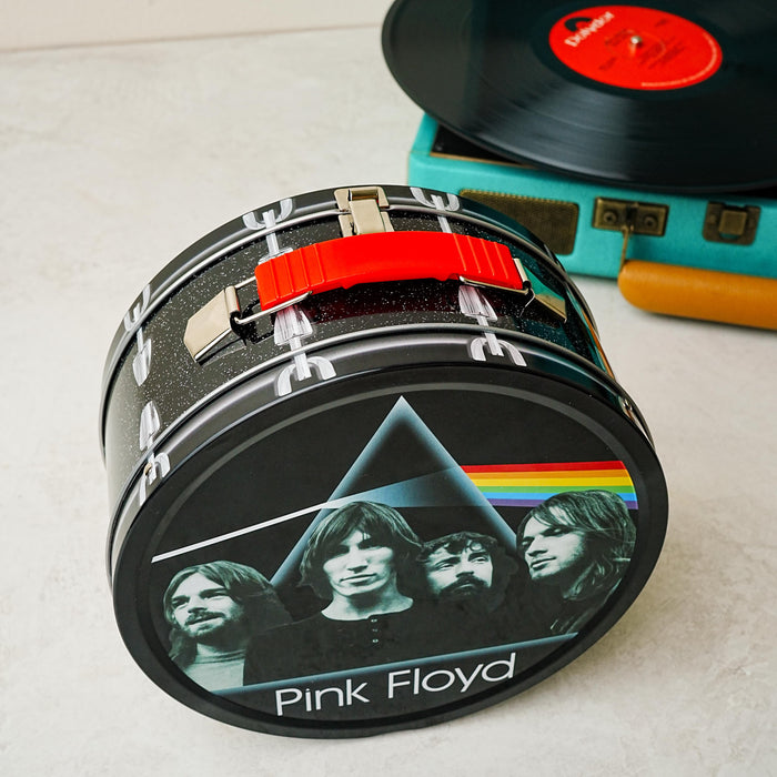 Pink Floyd Dark Side Of The Moon Drum Shaped Tin Fun Box