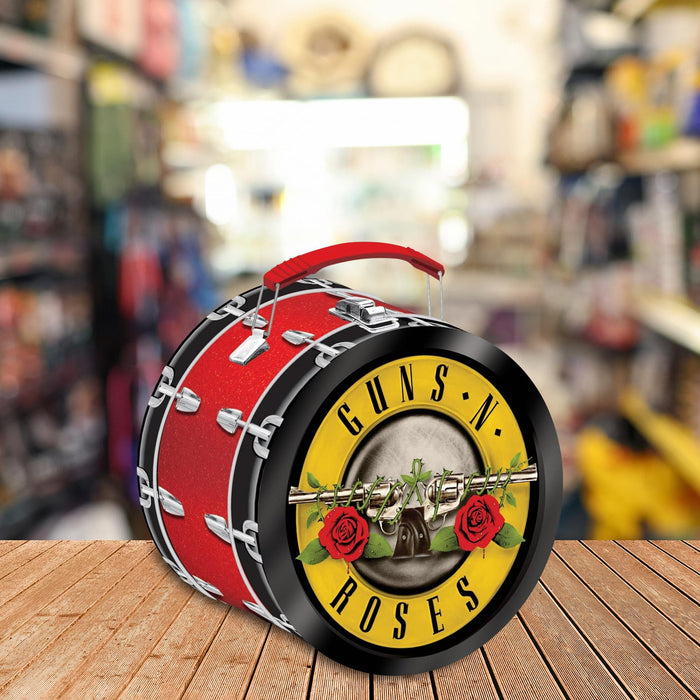 Guns N Roses Drum Shaped Tin Fun Box