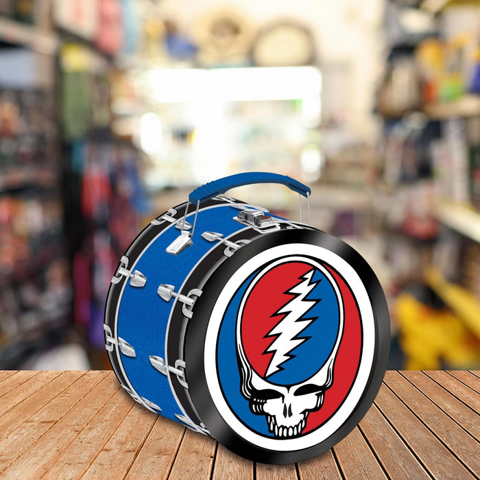 Grateful Dead Drum Shaped Tin Fun Box
