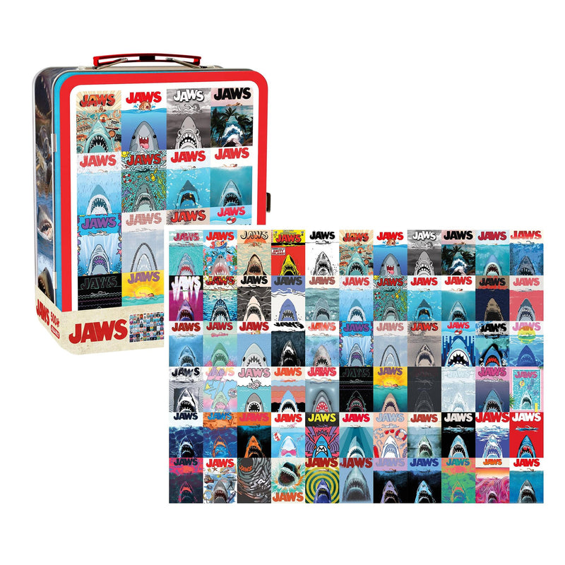 JAWS 500 Piece Jigsaw Puzzle and Tin Fun Box Set product image 1 of 4