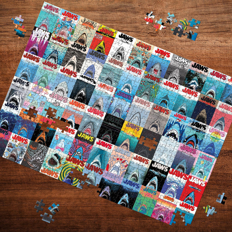 JAWS 500 Piece Jigsaw Puzzle and Tin Fun Box Set product image 4 of 4