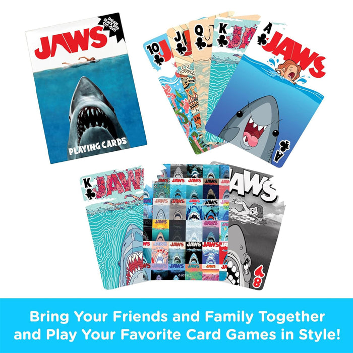 JAWS 50th Anniversary Movie Posters Playing Cards