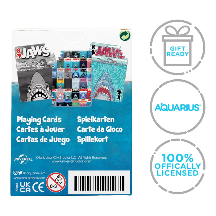 JAWS 50th Anniversary Movie Posters Playing Cards