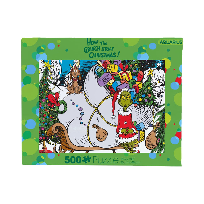 Dr. Seuss Grinch Christmas 500 Piece Jigsaw Puzzle product image 1 of 6