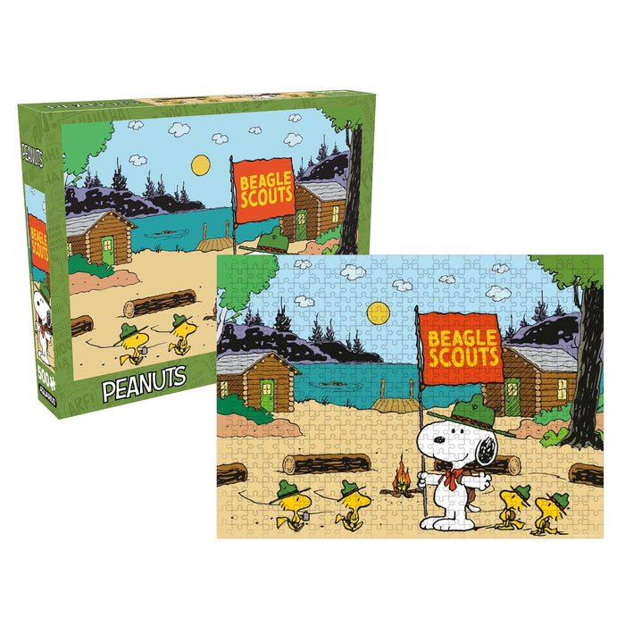 Peanuts Beagle Scouts 500 Piece Jigsaw Puzzle