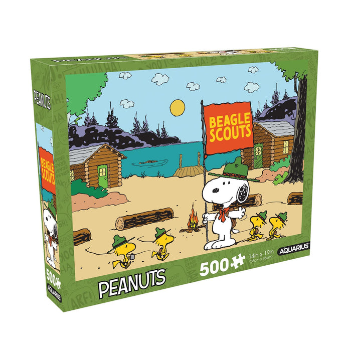 Peanuts Beagle Scouts 500 Piece Jigsaw Puzzle