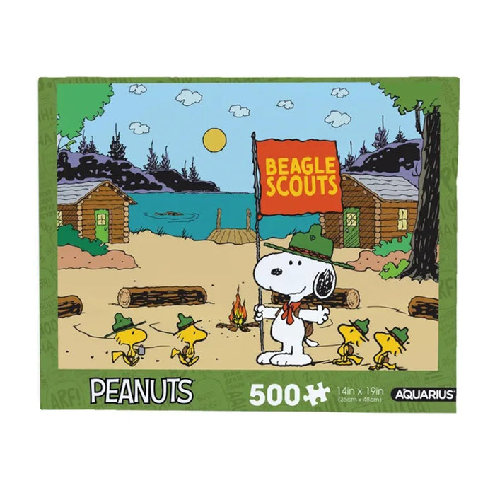 Peanuts Beagle Scouts 500 Piece Jigsaw Puzzle