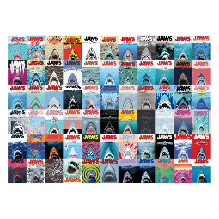 JAWS 50th Anniversary Movie Posters 500 Piece Jigsaw Puzzle