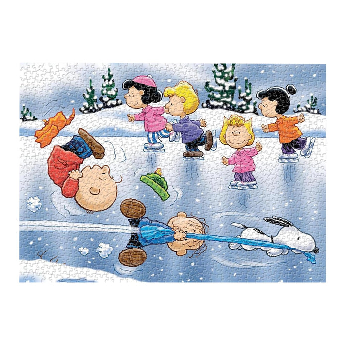 Peanuts - A Charlie Brown Christmas Skating 1000 Piece Jigsaw Puzzle