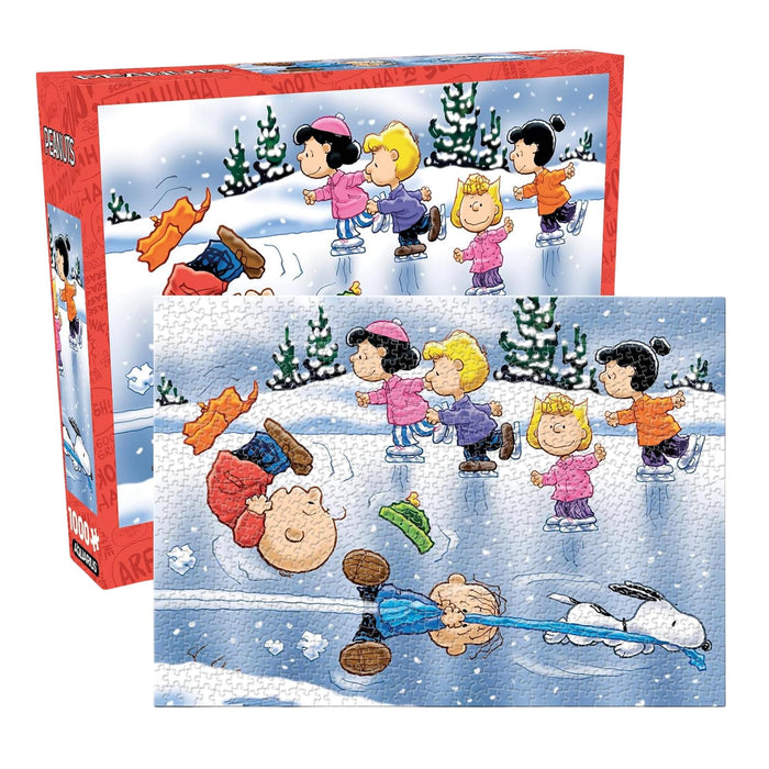 Peanuts - A Charlie Brown Christmas Skating 1000 Piece Jigsaw Puzzle