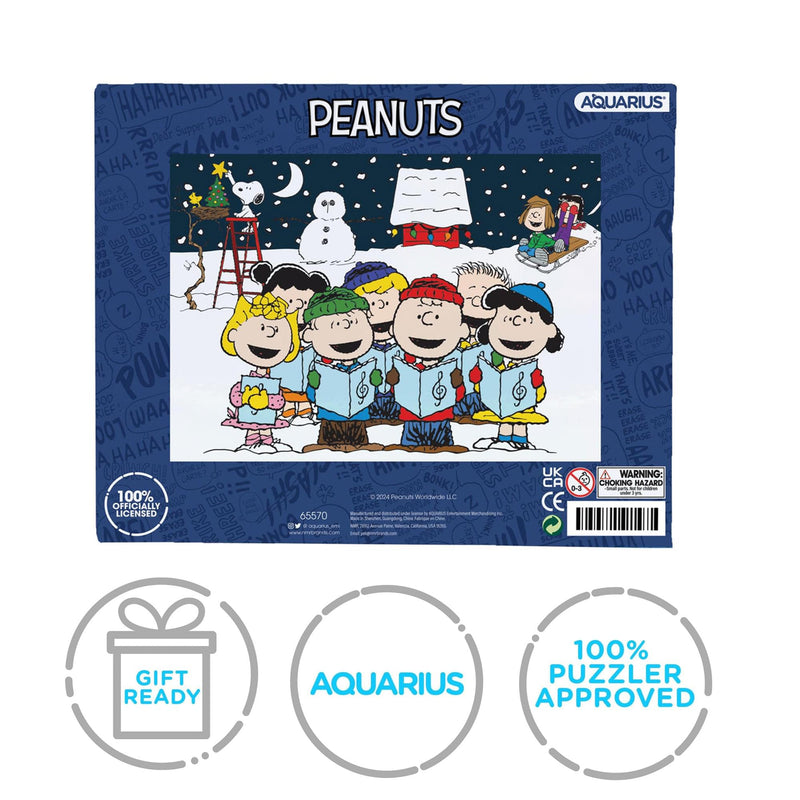 Peanuts Singing Hymns 1000 Piece Glitter Snow Jigsaw Puzzle product image 6 of 6