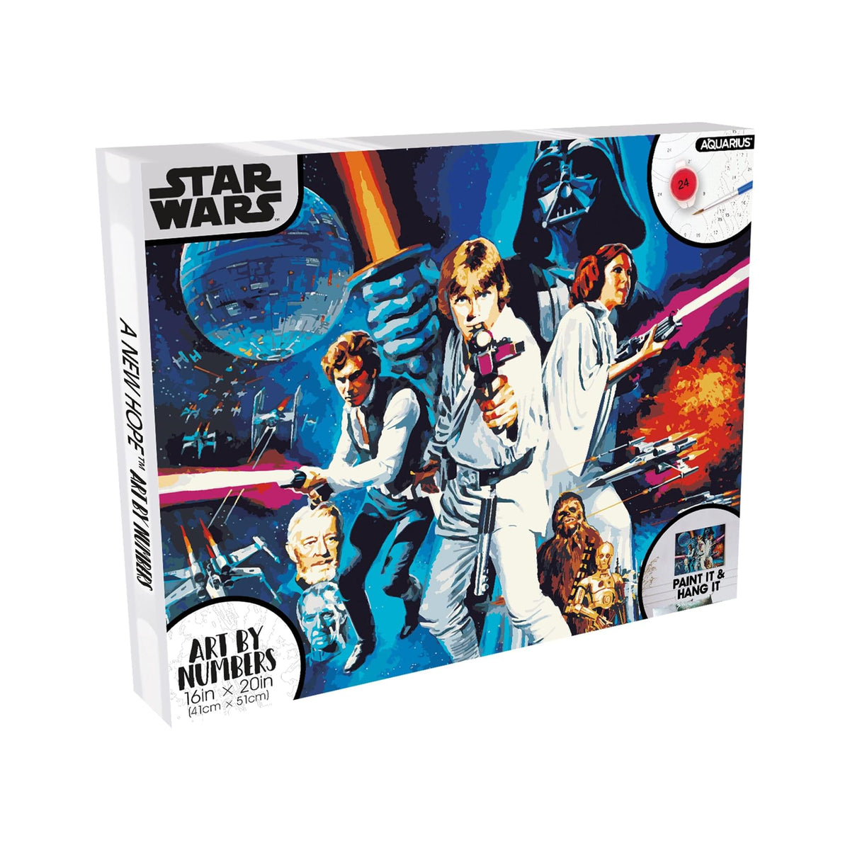 Star Wars A New Hope Art By Numbers Painting Kit — MeTV Mall