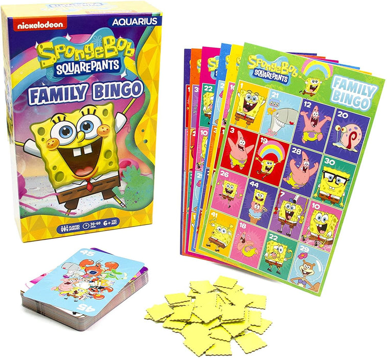 SpongeBob SquarePants - Family Bingo | 2-18 Players