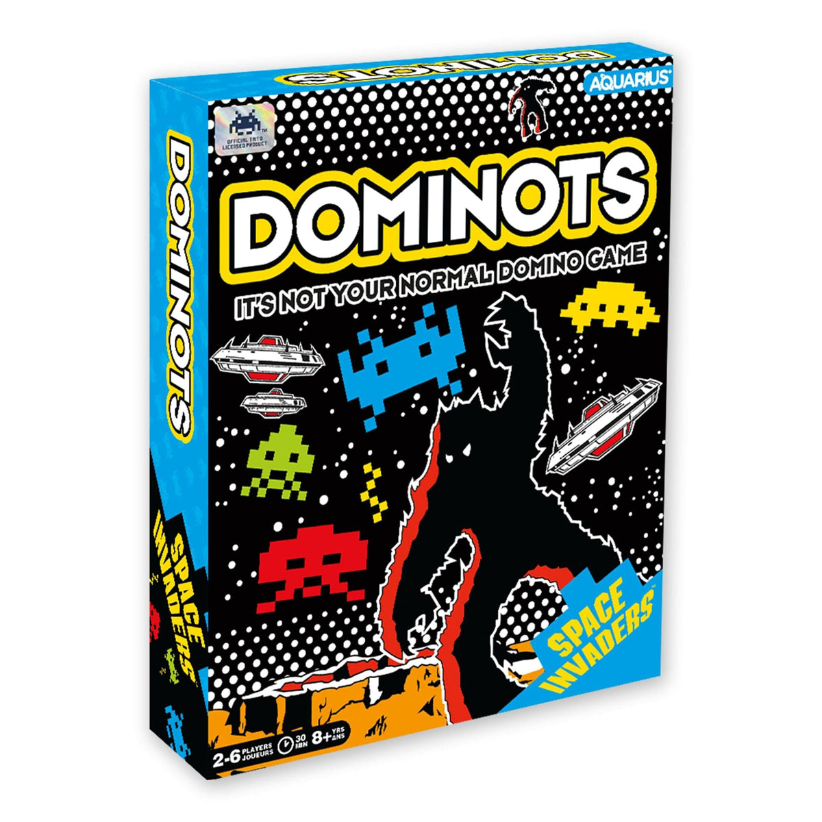 Space Invaders Glow in the Dark Dominots Tile Game — MeTV Mall