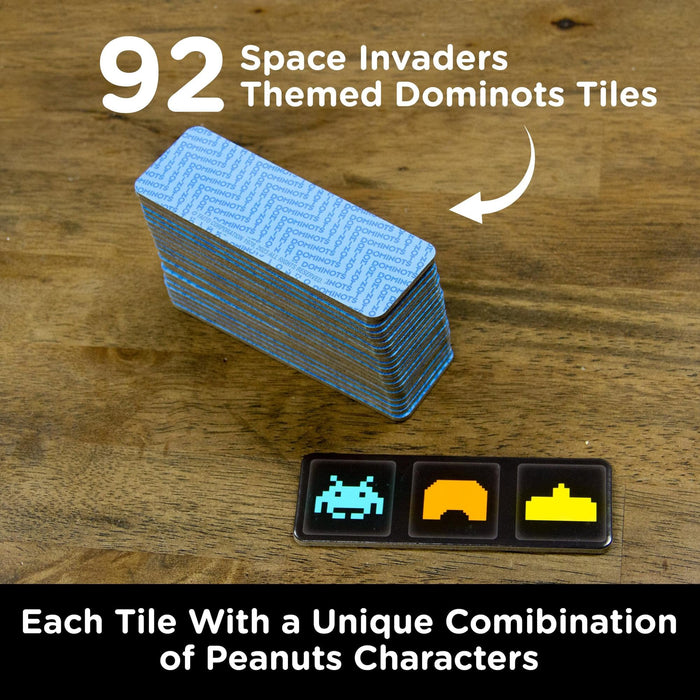 Space Invaders Glow in the Dark Dominots Tile Game