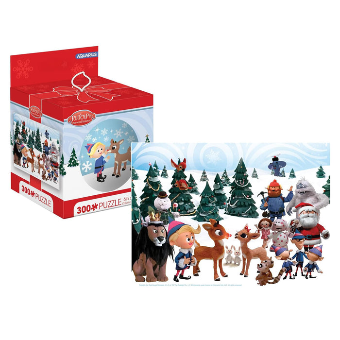 Rudolph The Red-Nosed Reindeer - 300 Piece Tin Sphere Jigsaw Puzzle