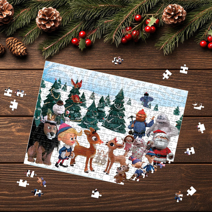 Rudolph The Red-Nosed Reindeer - 300 Piece Tin Sphere Jigsaw Puzzle