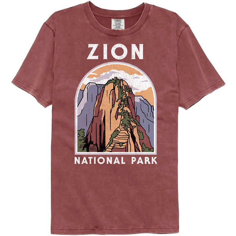 T-Shirt featuring design named National Parks - Zion Angel's Landing