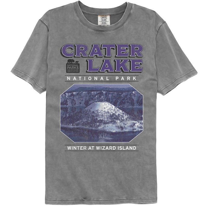 T-Shirt featuring design named National Parks - Crater Lake in Winter