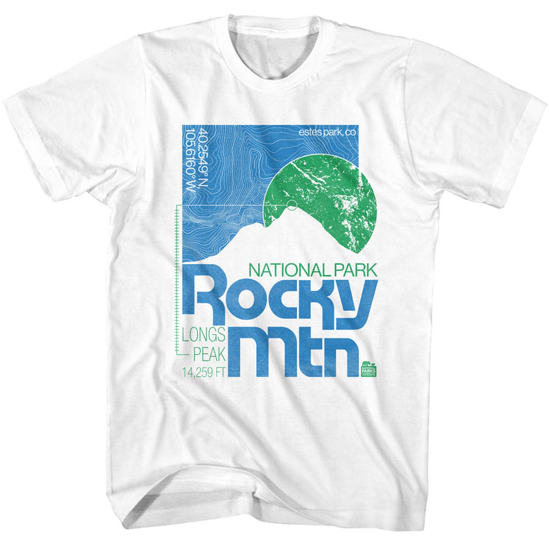 T-Shirt featuring design named National Parks - Rocky Mountain Longs Peak Expedition