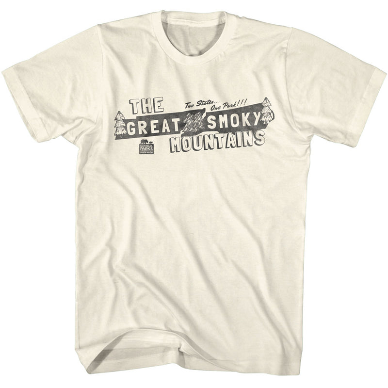 T-Shirt featuring design named National Parks - Two States One Park