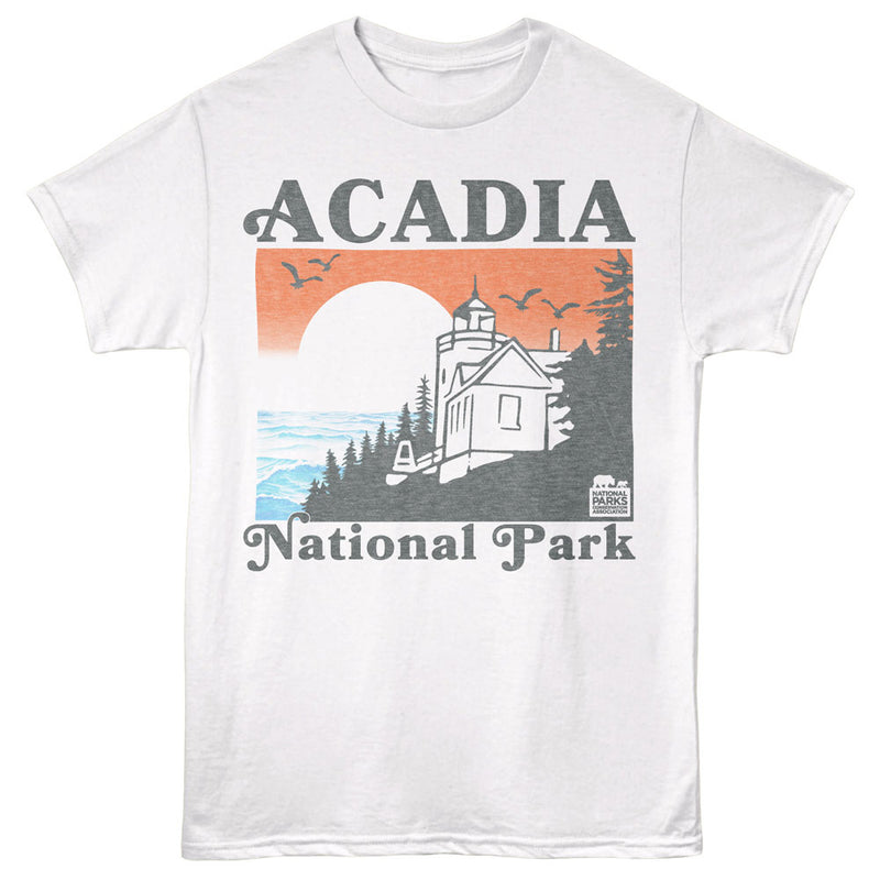 T-Shirt featuring design named National Parks - Acadia Sunset