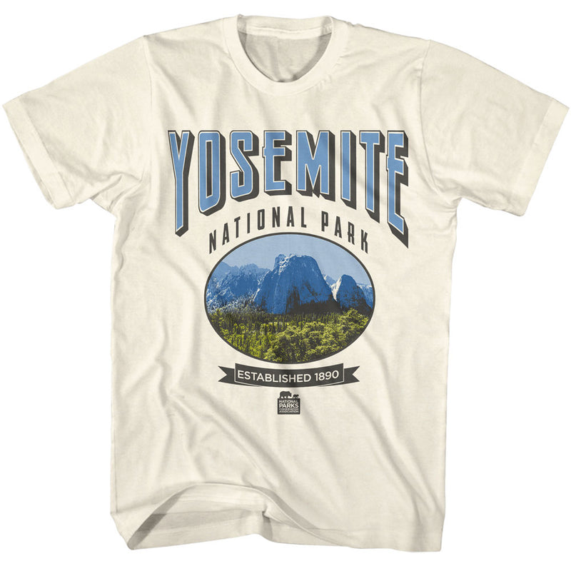 T-Shirt featuring design named National Parks - Yosemite Oval