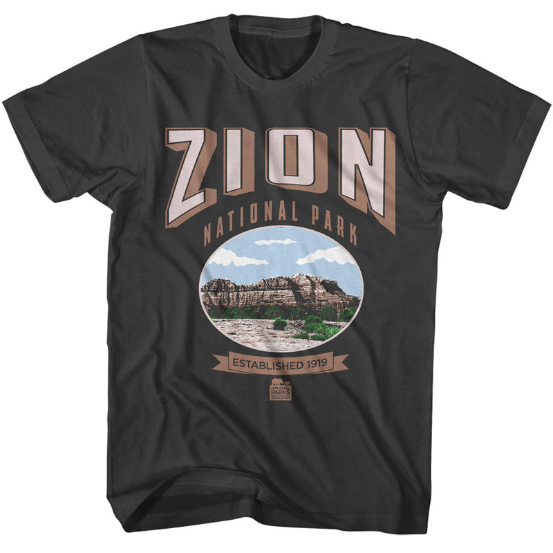 T-Shirt featuring design named National Parks - Zion Oval