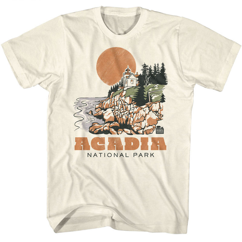 T-Shirt featuring design named National Parks - Acadia Lighthouse