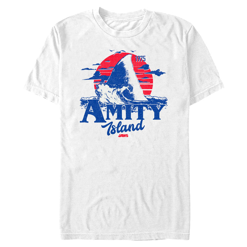 T-Shirt featuring design named Jaws - Retro Sunset