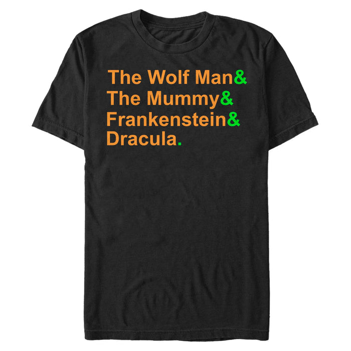 Universal Monsters - Monsters & List