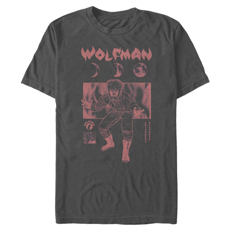 T-Shirt featuring design named Universal Monsters - Moon Wolf Man, product image 2 of 3
