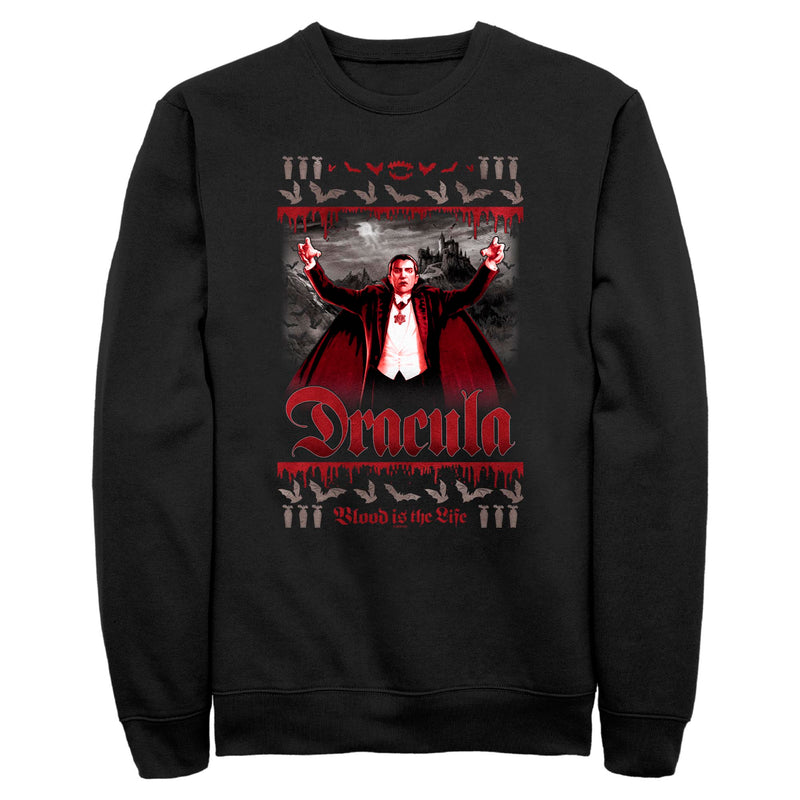 Sweatshirt featuring design named Universal Monsters - Blood is the Life