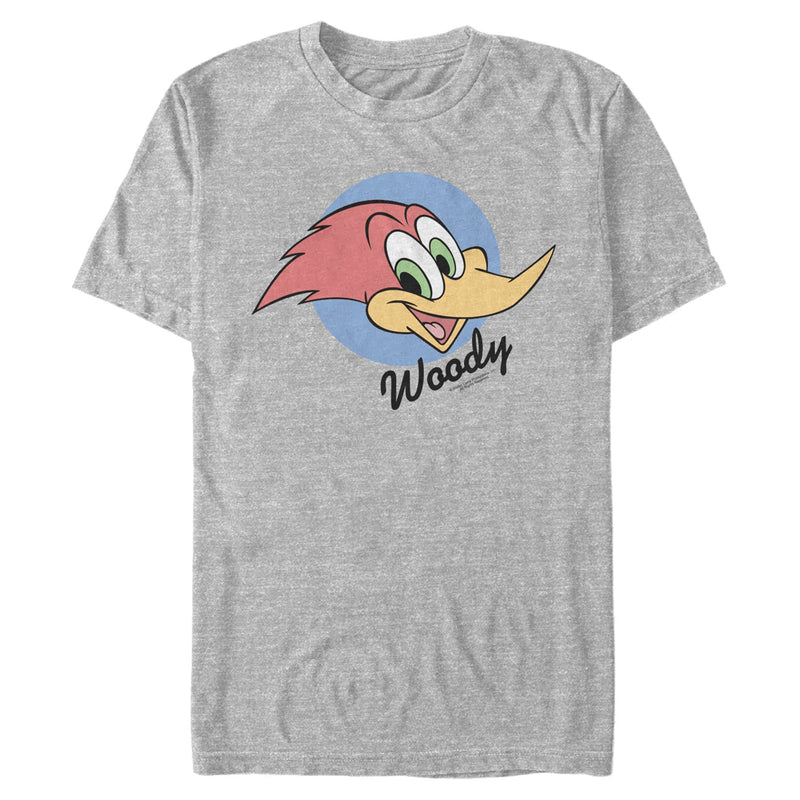 T-Shirt featuring design named Woody Woodpecker - Woody Face Circle