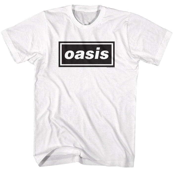 Oasis - Rectangle Logo (White)